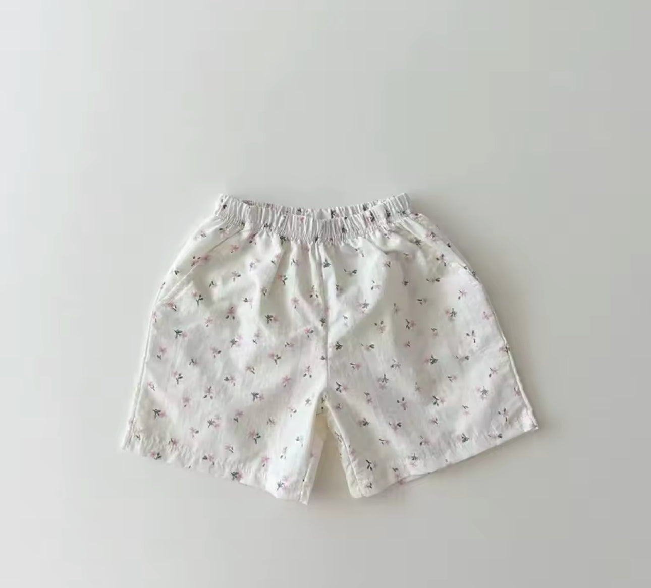 Spring summer cotton nylon floral two piece set (pre order)