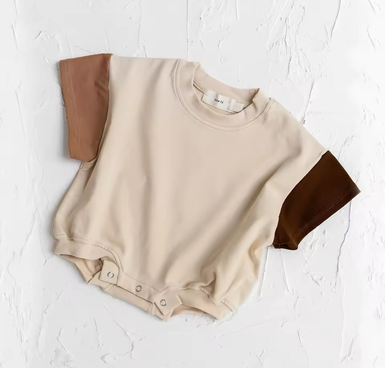 Boys summer cotton oversized summer box romper/set