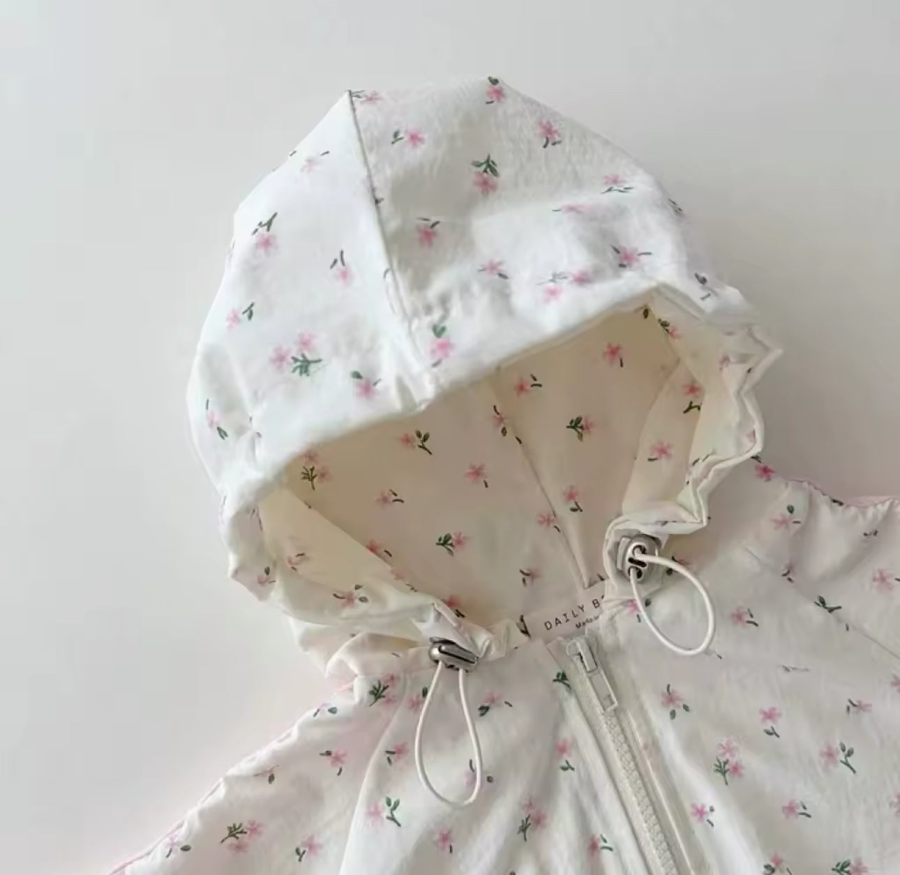 Spring summer cotton nylon floral two piece set (pre order)