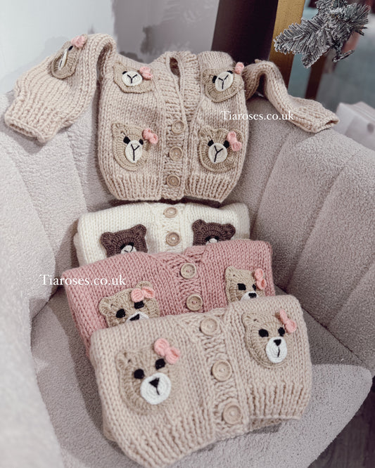 Pre order New collection teddy bear cardigans