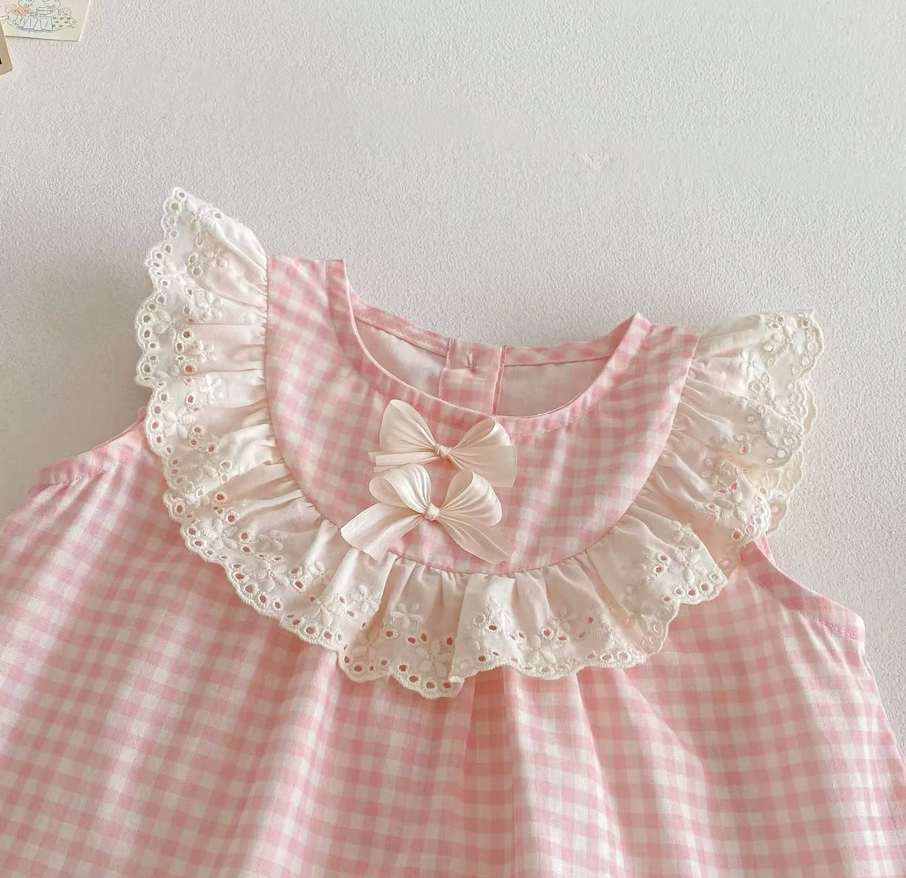 Pre order summer gingham set