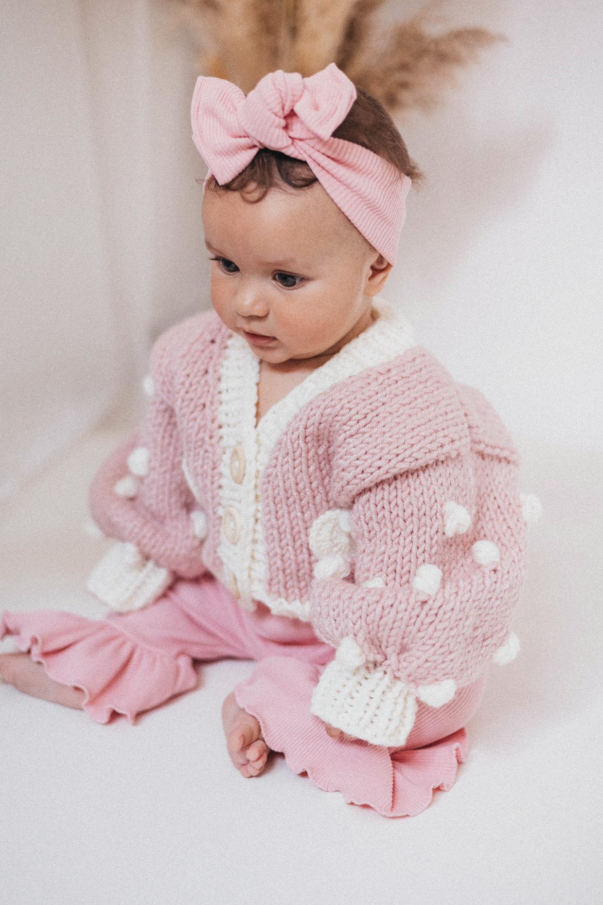 Pre order handknit summer heart chunky cardigans