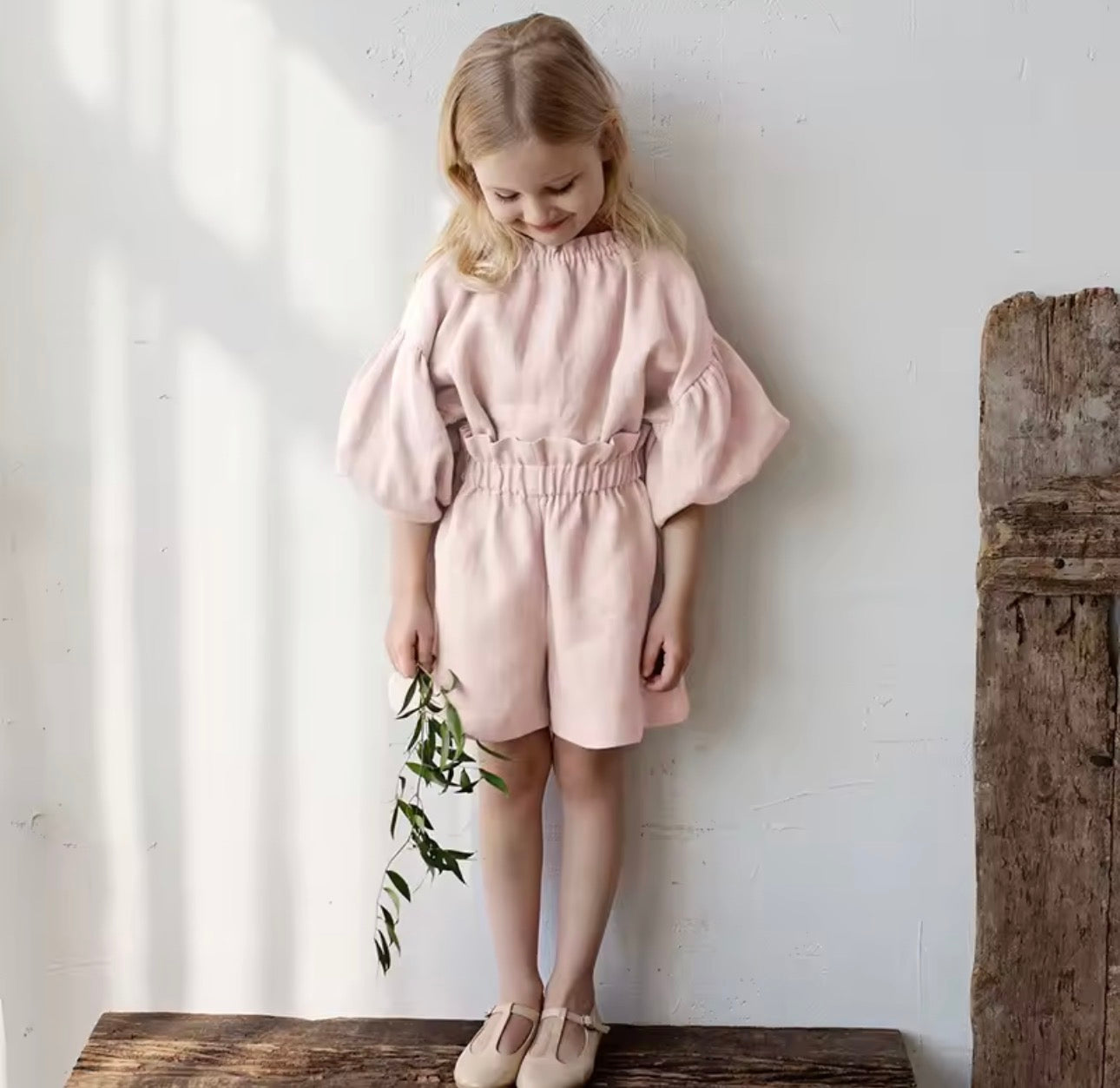 Oversized top and balloon shorts 2 piece set