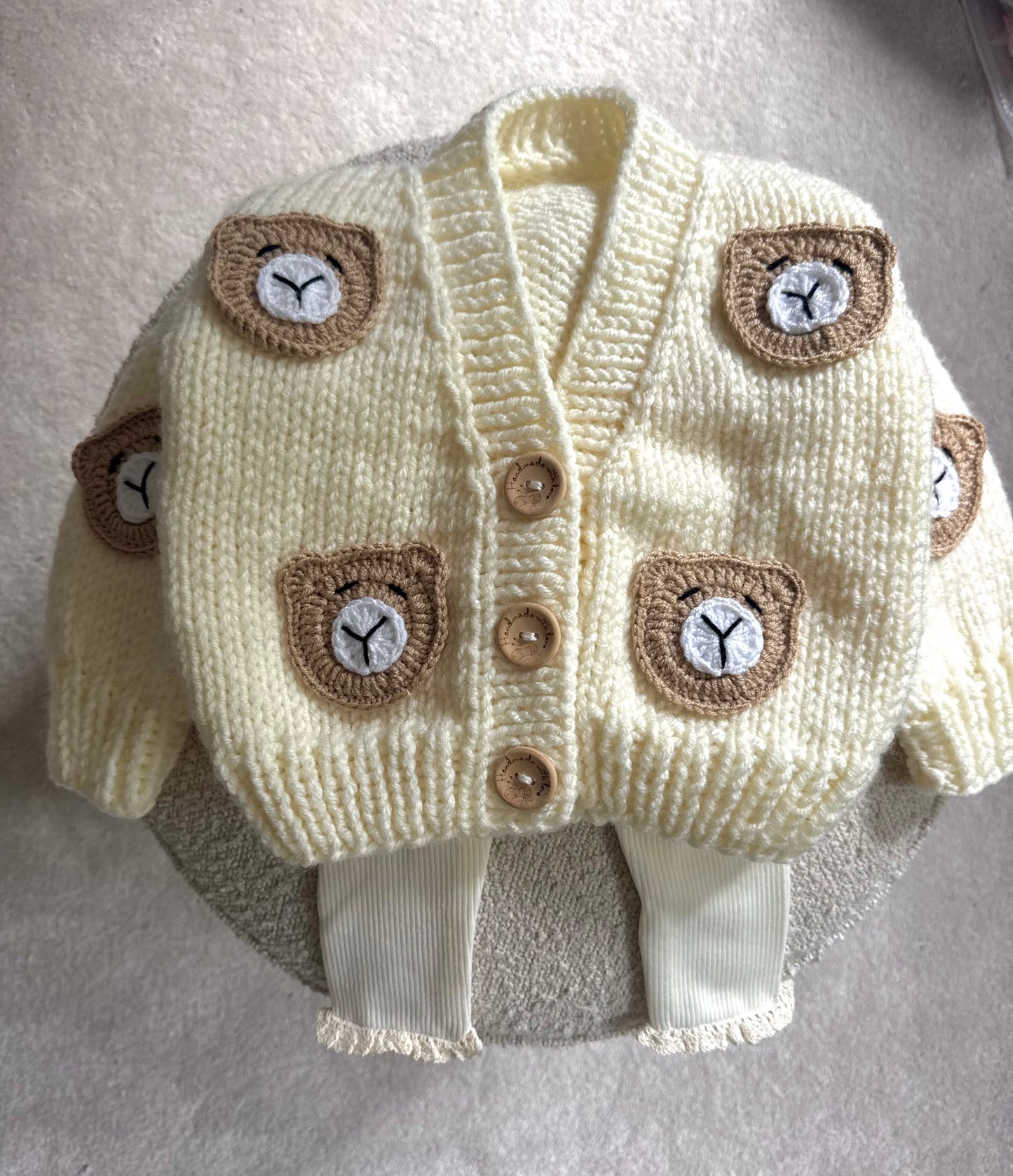 Pre order new cream teddy cardigans