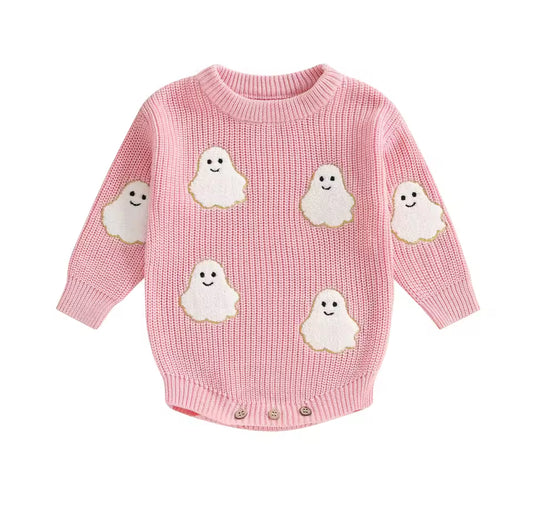 Ghost knitted rompers