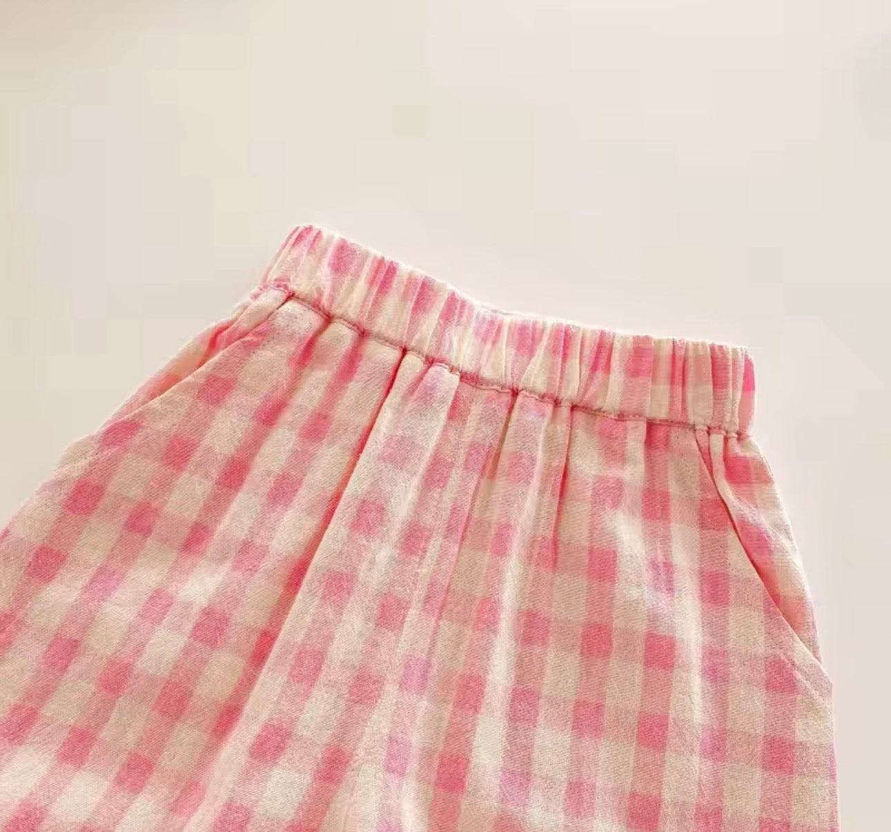 Gingham trousers