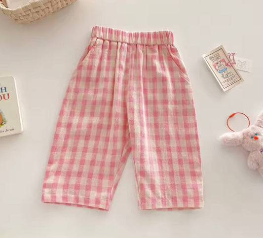 Gingham trousers