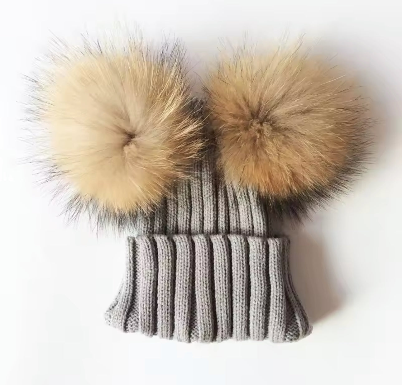 Pre order double Pom Pom hat