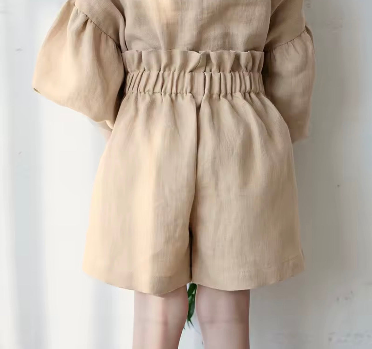 Oversized top and balloon shorts 2 piece set