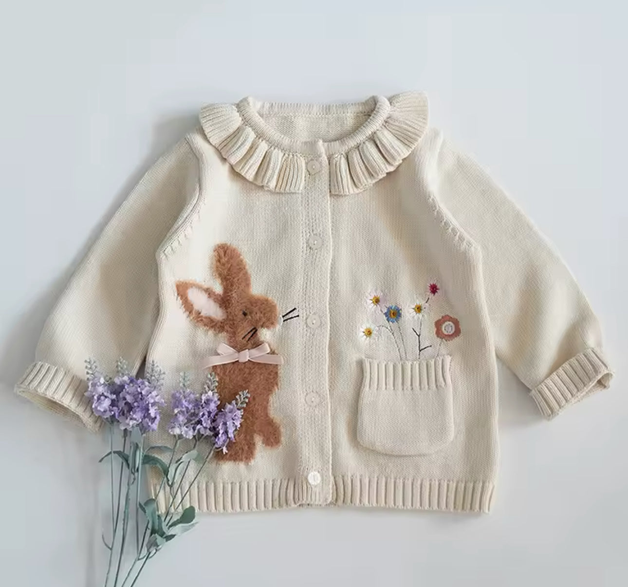 Spring bunny cardigan