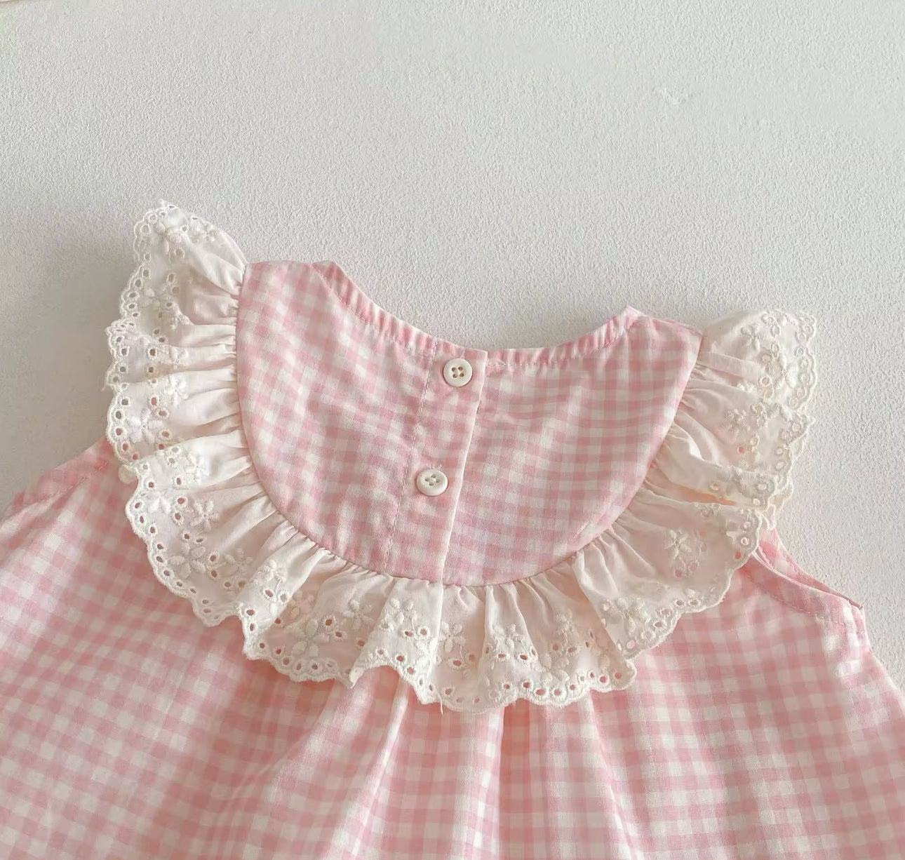 Pre order summer gingham set