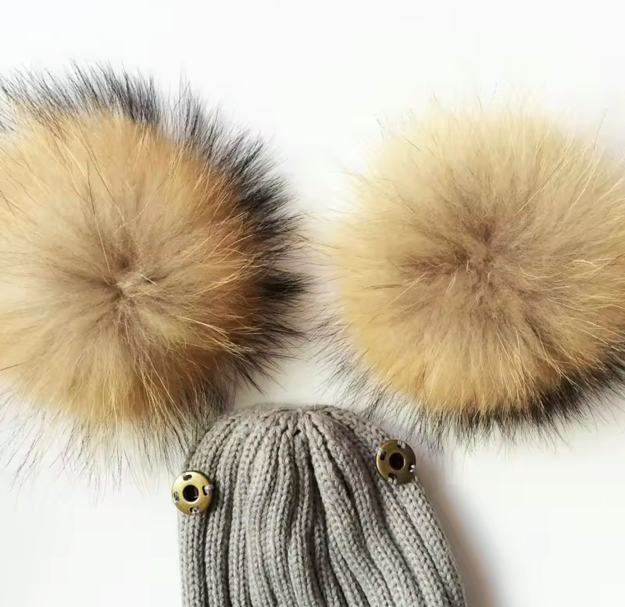 Pre order double Pom Pom hat