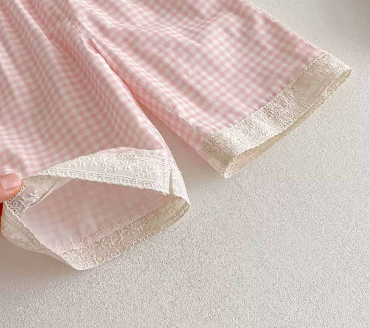 Pre order summer gingham set