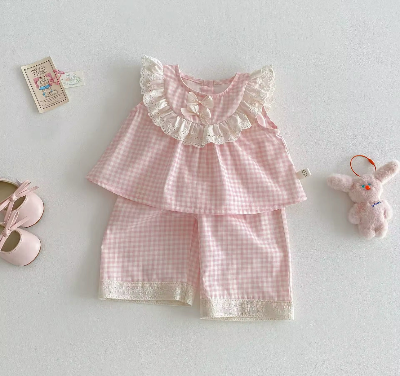 Pre order summer gingham set