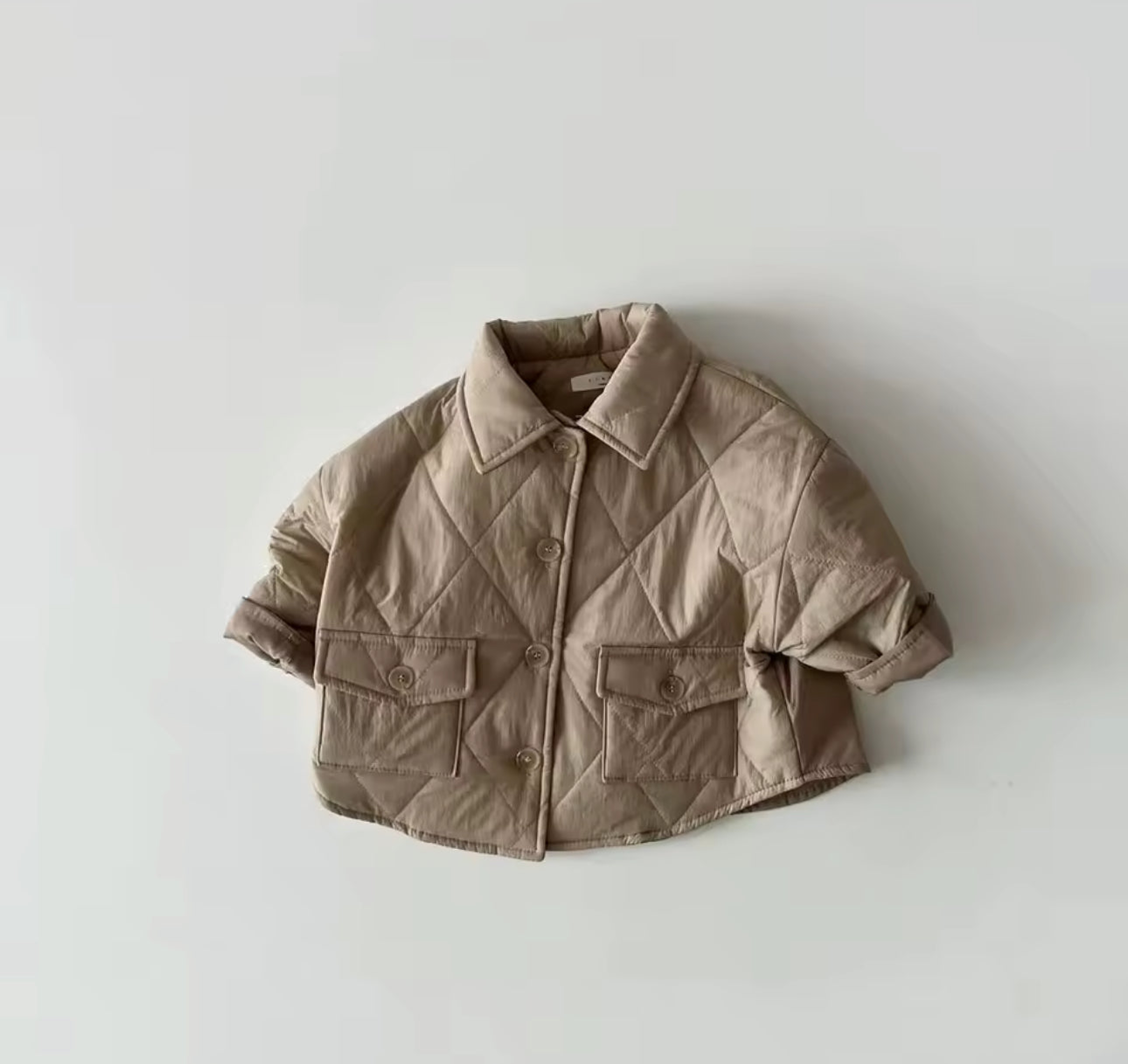 Beige puffer jacket