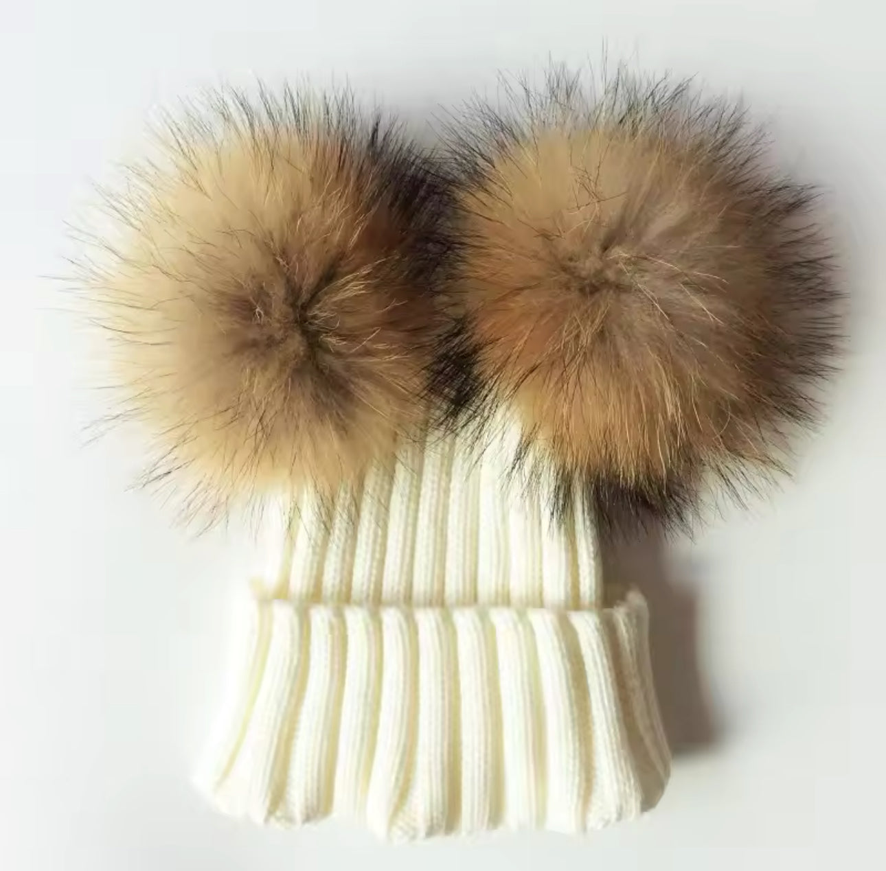 Pre order double Pom Pom hat