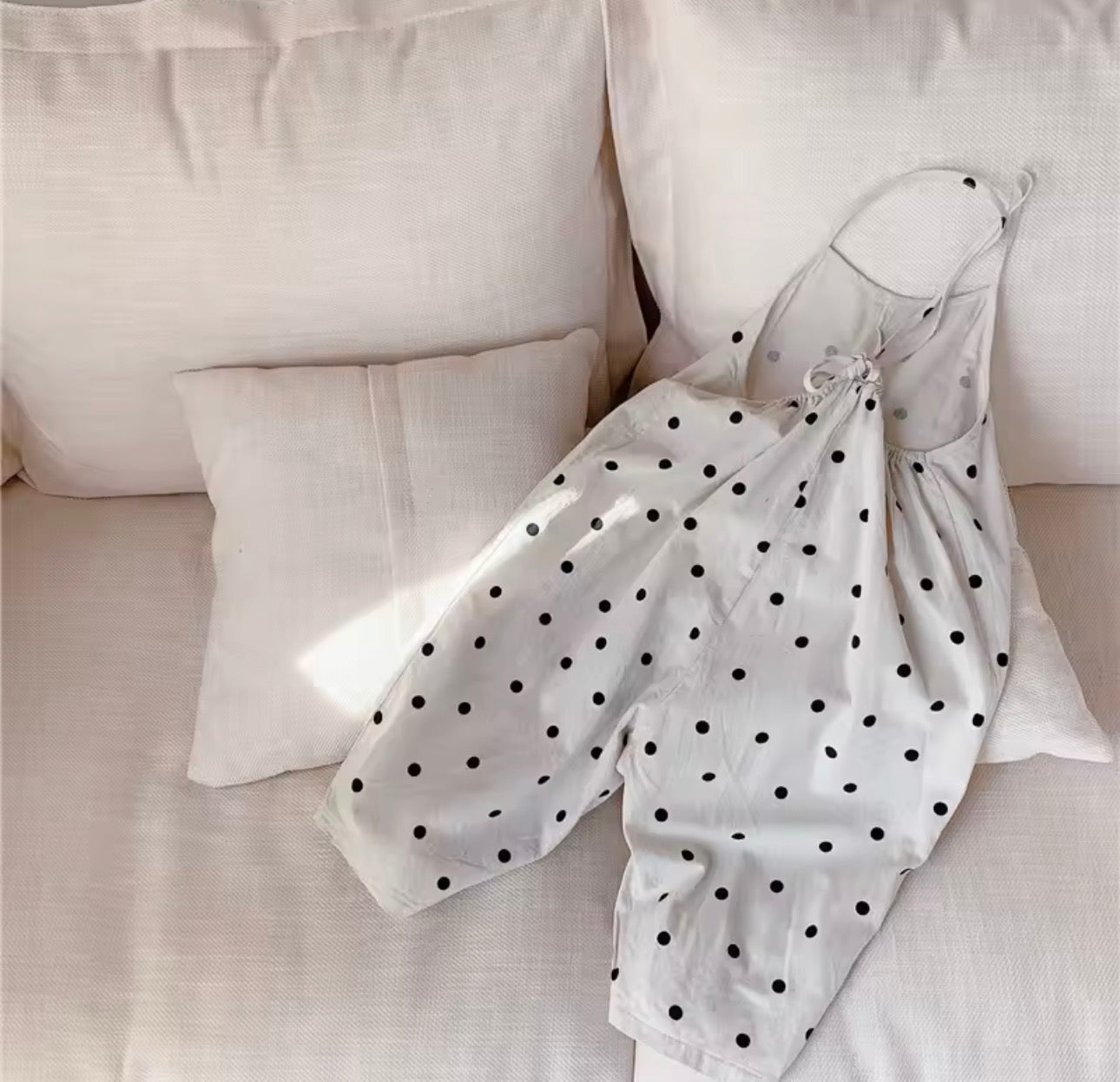 Polka dot jumpsuit