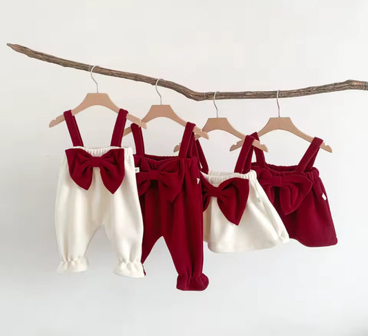 Fleece Christmas skirt/leggings