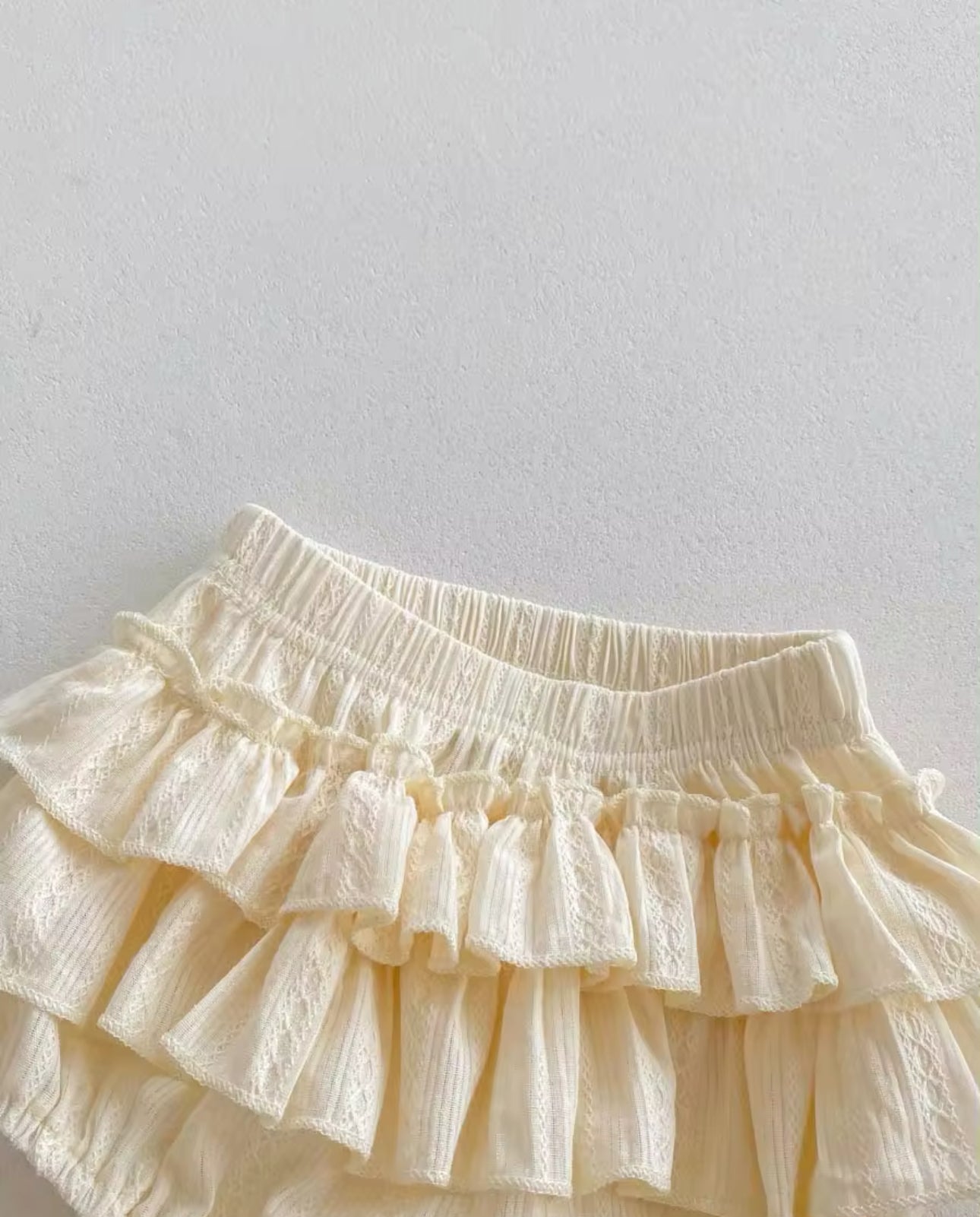 Pre order summer two piece top and ruffle bloomers