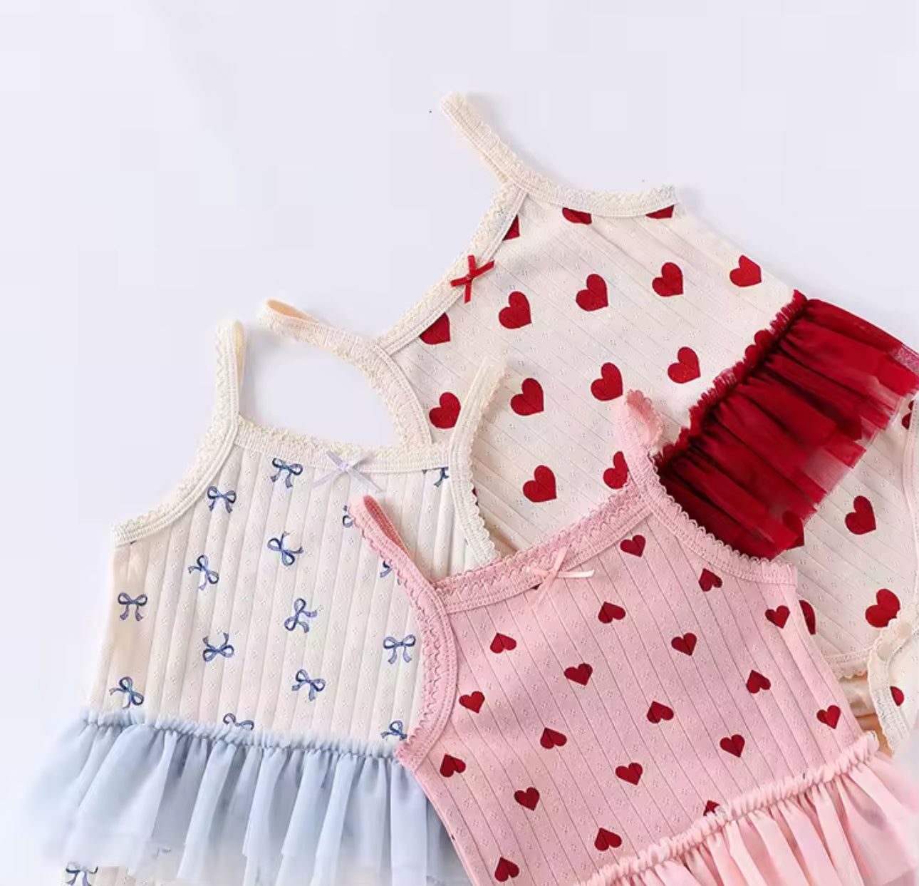 Pointelle tutu vests