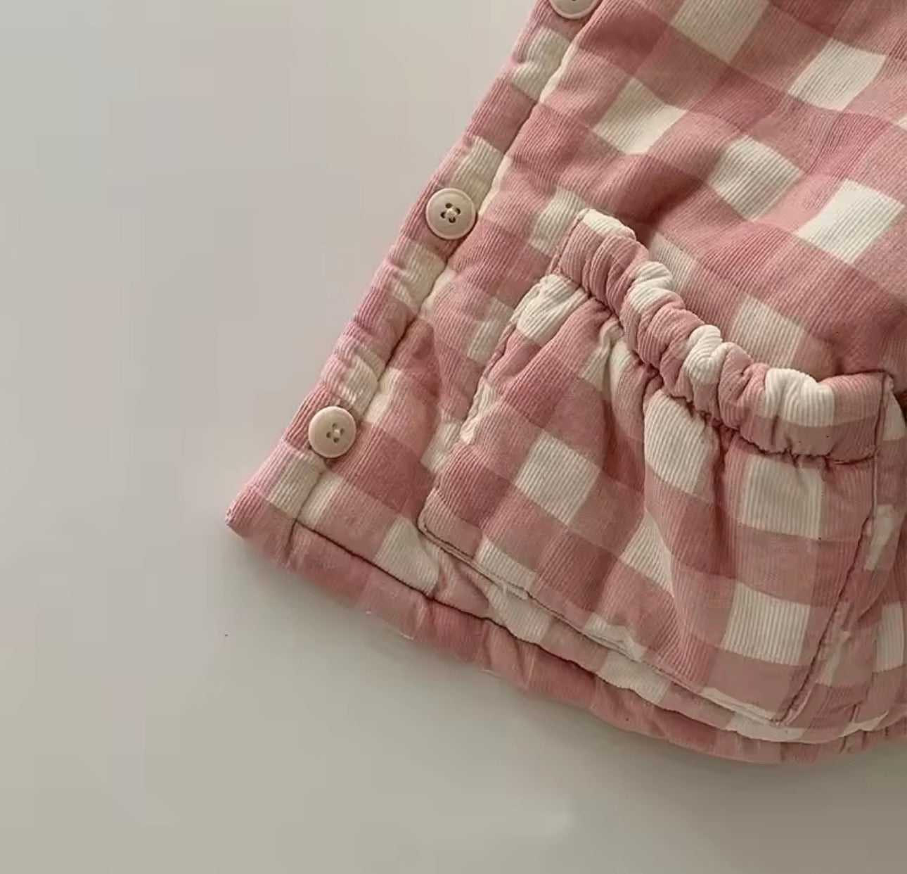 Front pocket button coat