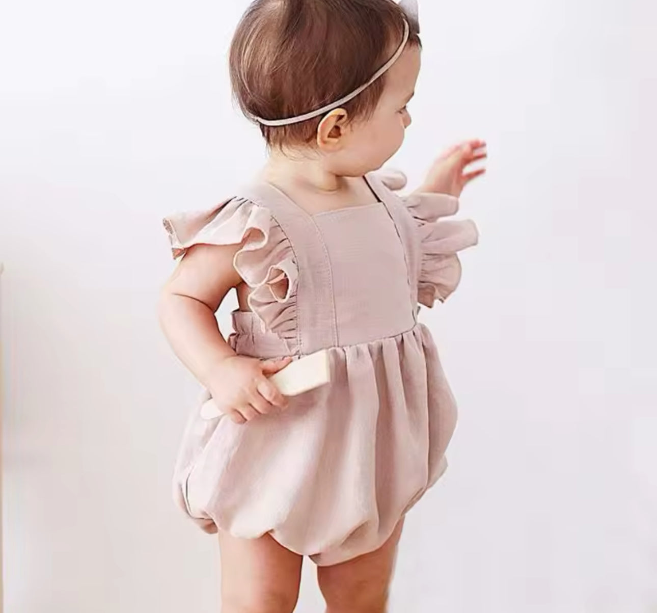 Pre order summer cotton frill rompers