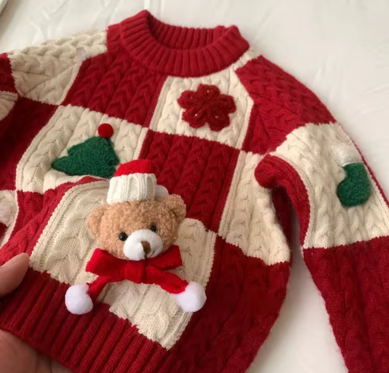 Patch work ‘crazy’ Christmas jumper!