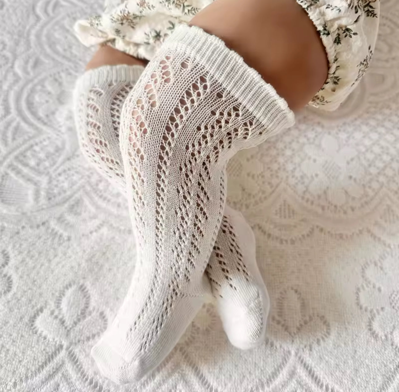 Hollow soft cotton socks