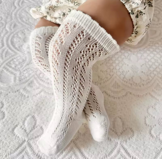 Hollow soft cotton socks