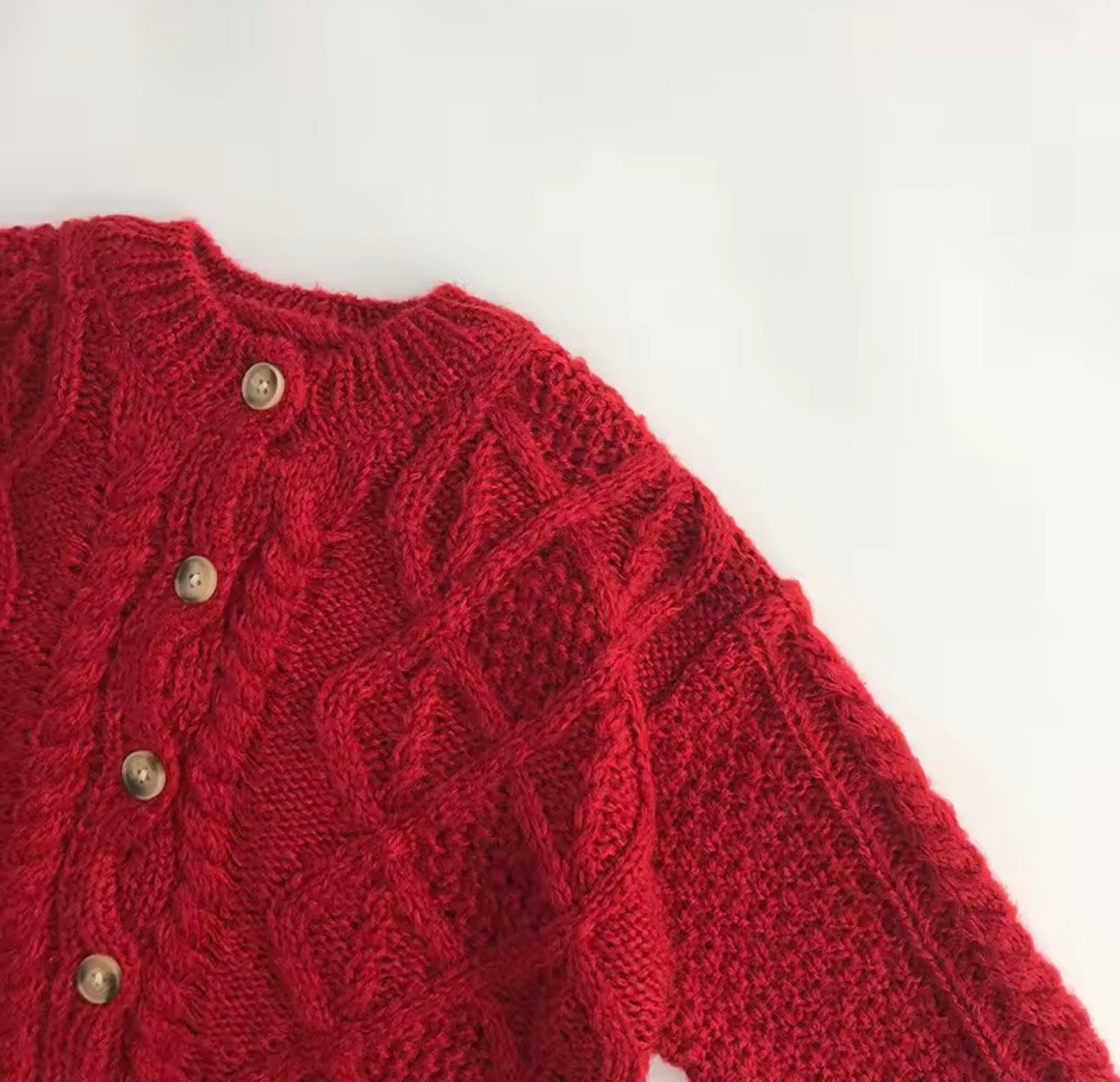 Chunky knit cable cardigans