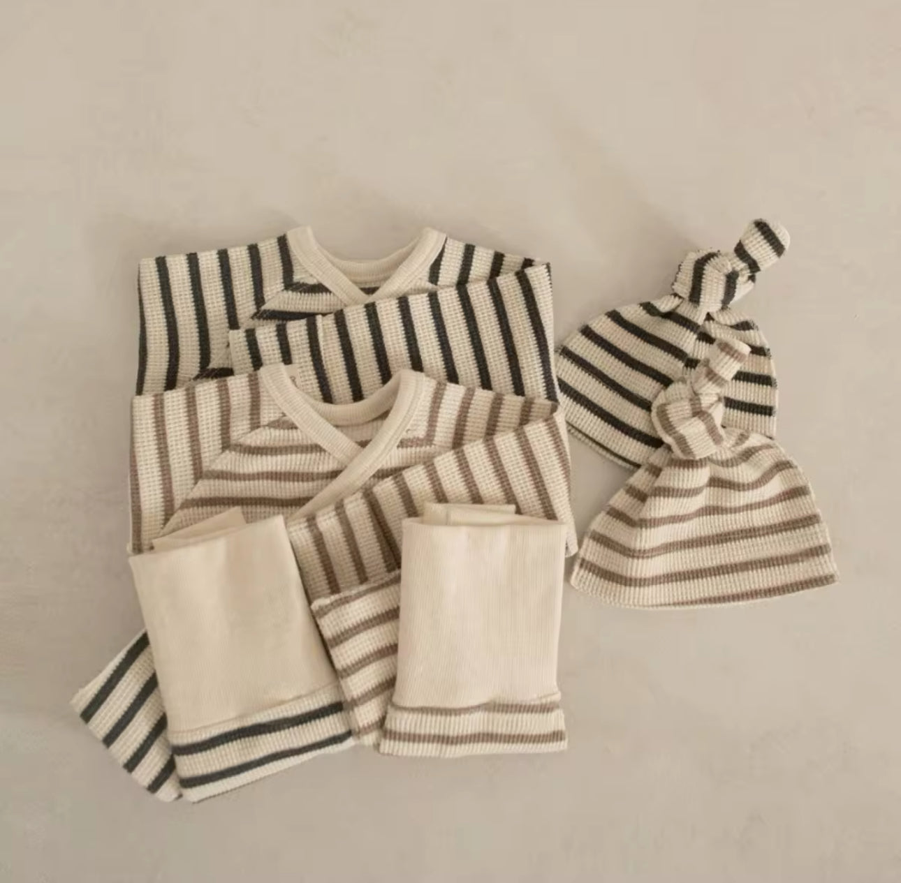 Pre order 3 piece stripe sets