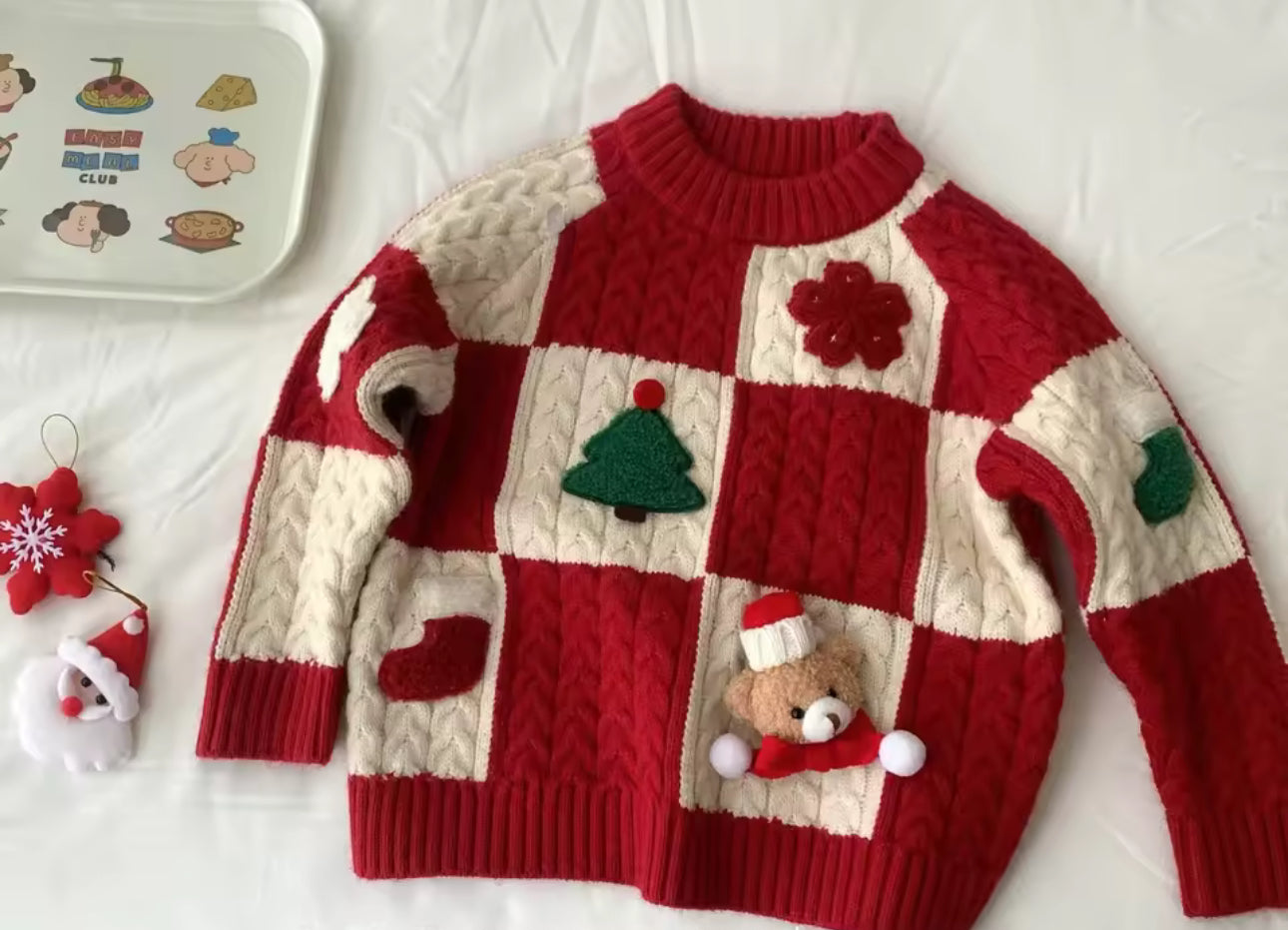 Patch work ‘crazy’ Christmas jumper!