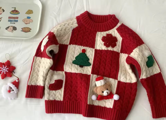 Patch work ‘crazy’ Christmas jumper!