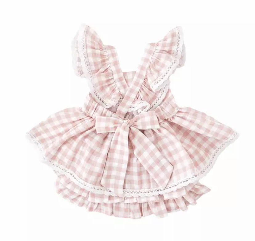 Pre order summer Two piece ruffle dress and bloomers